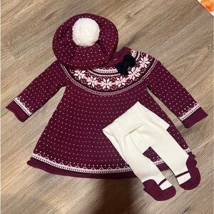 Baby Girl Sweater Dress Outfit